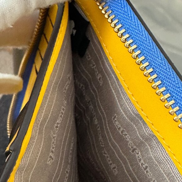 Kate Spade Katy Sunshine Floral Textured Leather Medium Zip Around Wallet NWT - Picture 10 of 15